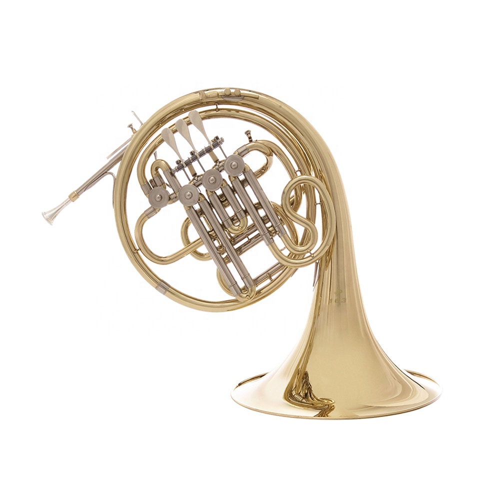 Musical Instrument French - 4‑Keys Double Compensated French Horn Brass