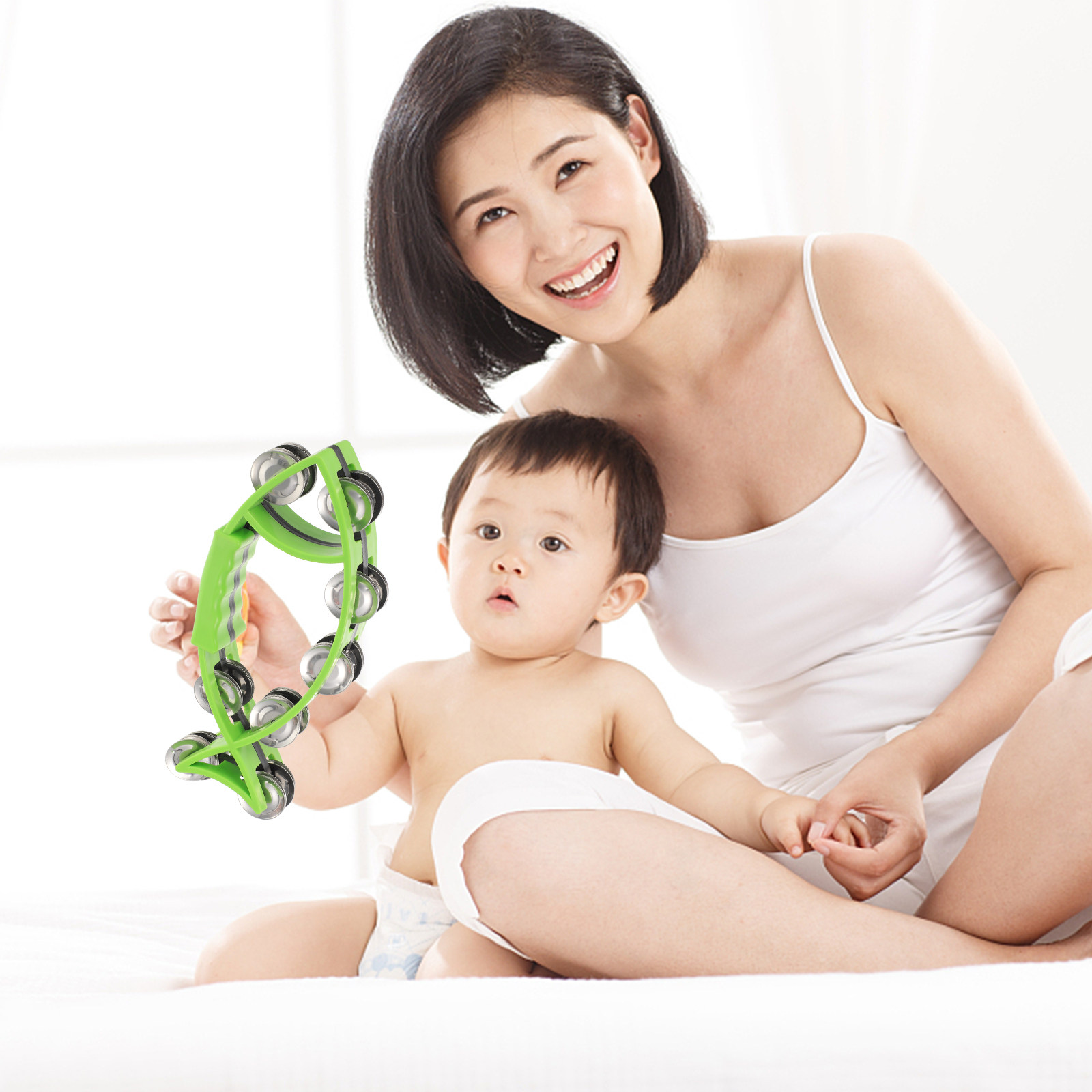 Handheld Percussion Tambourine - Musical Instrument Tambourine ulasan dan harga
