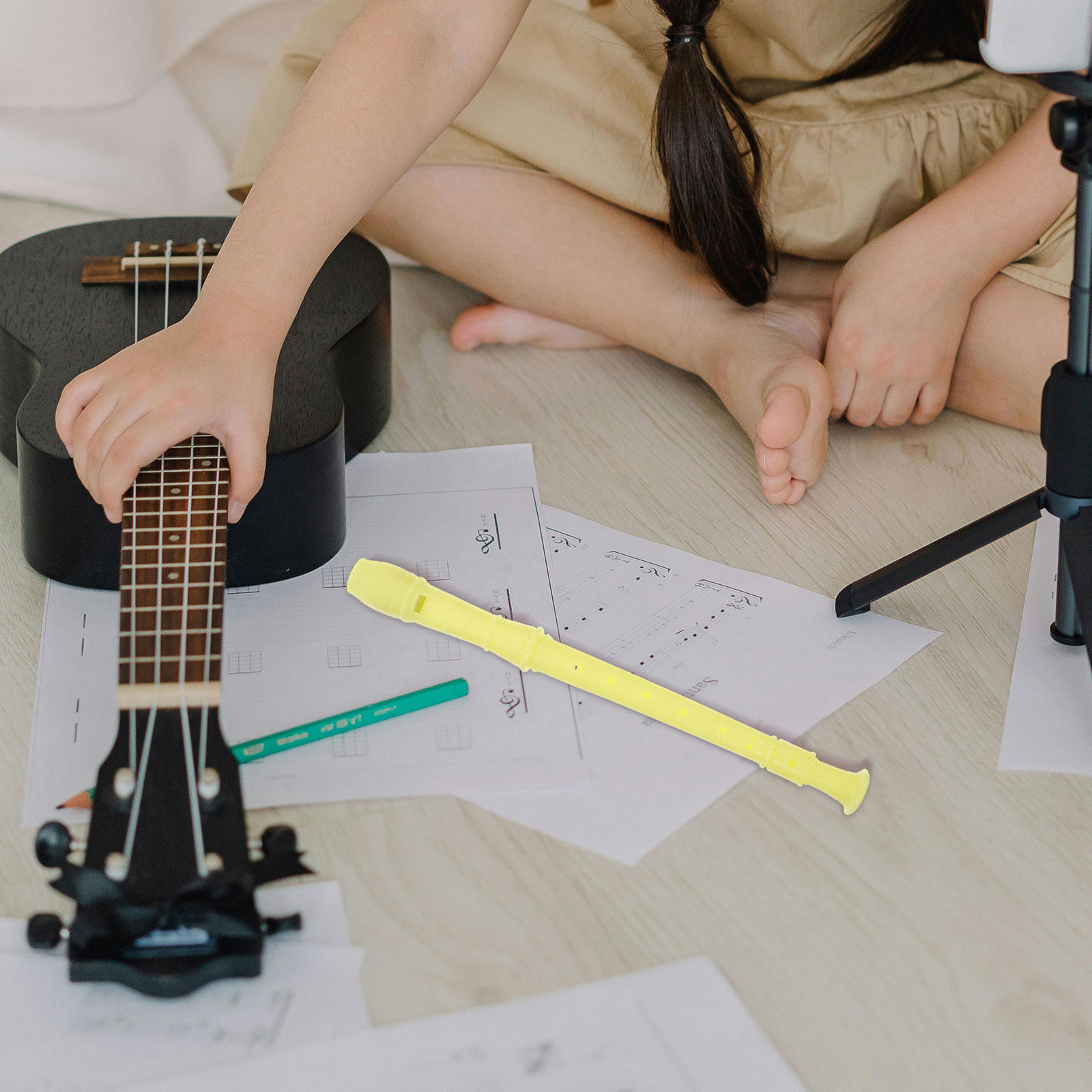 8 Hole Soprano Recorder Flute  - Musical Instrument Easy To Learn For Adults ulasan dan harga