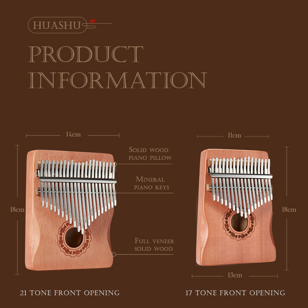 Hluru 17 Key Kalimba Finger Pi - A Musical Instrument With Keys ulasan dan harga