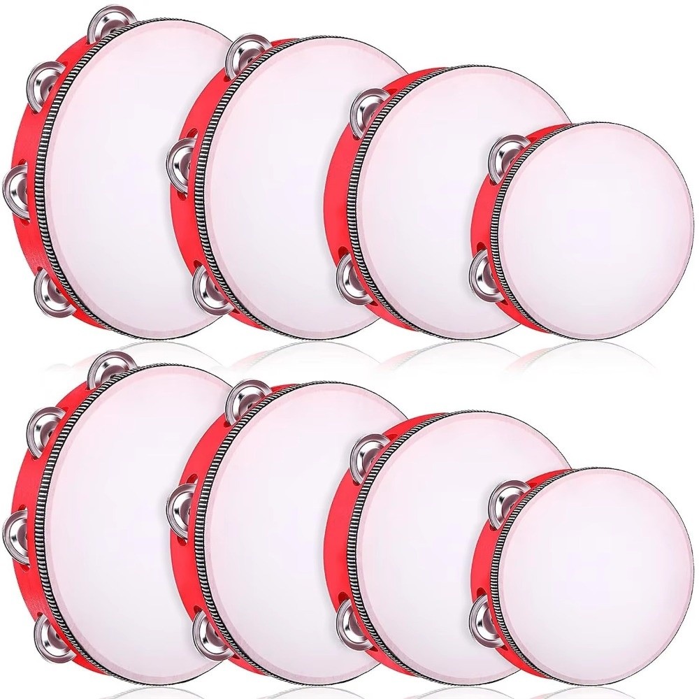 4/6/8/10 Inch Hand Held Drum M - Musical Instrument Tambourine ulasan dan harga