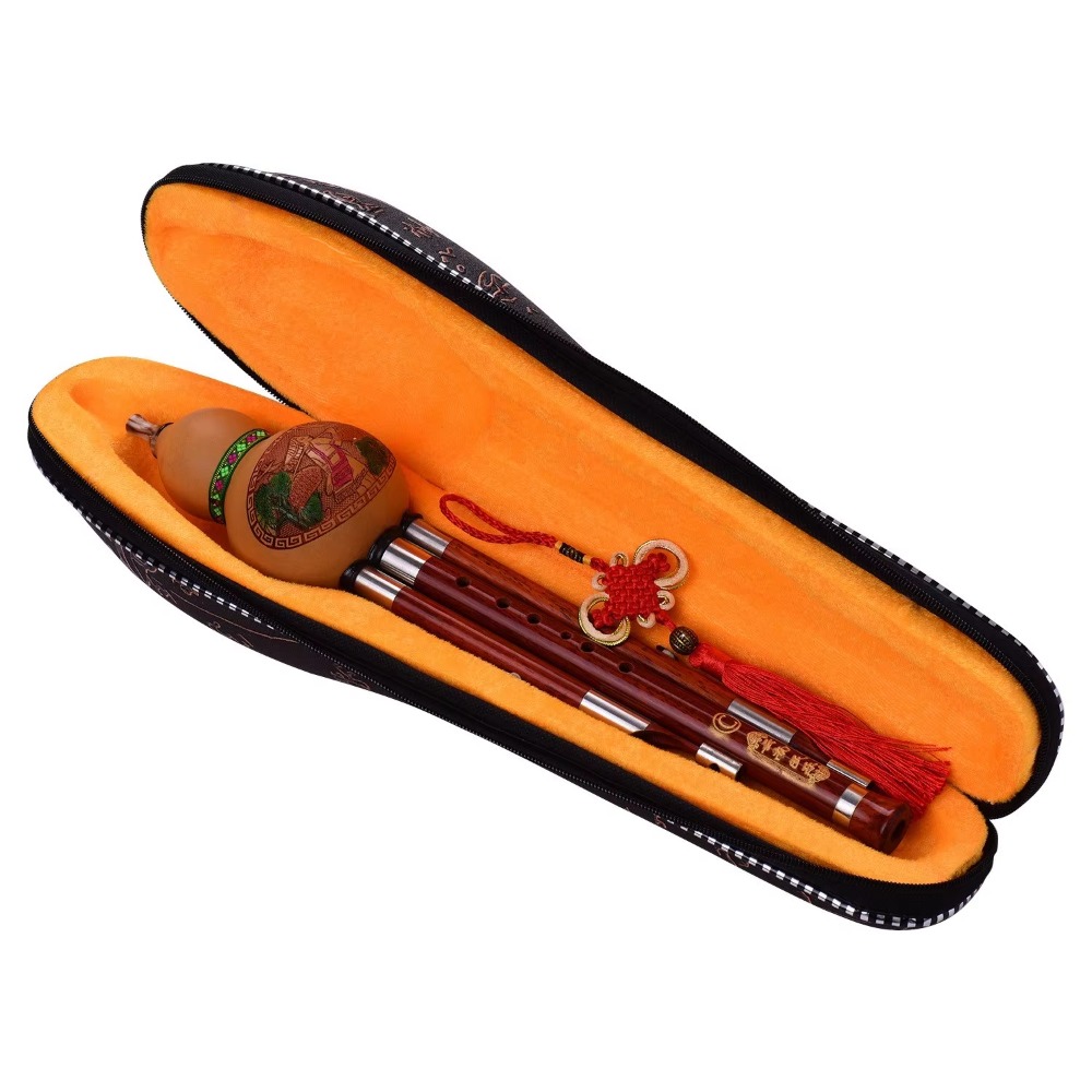 3-Tone C Key Hulusi Gourd Flut - A Musical Instrument With Keys ulasan dan harga