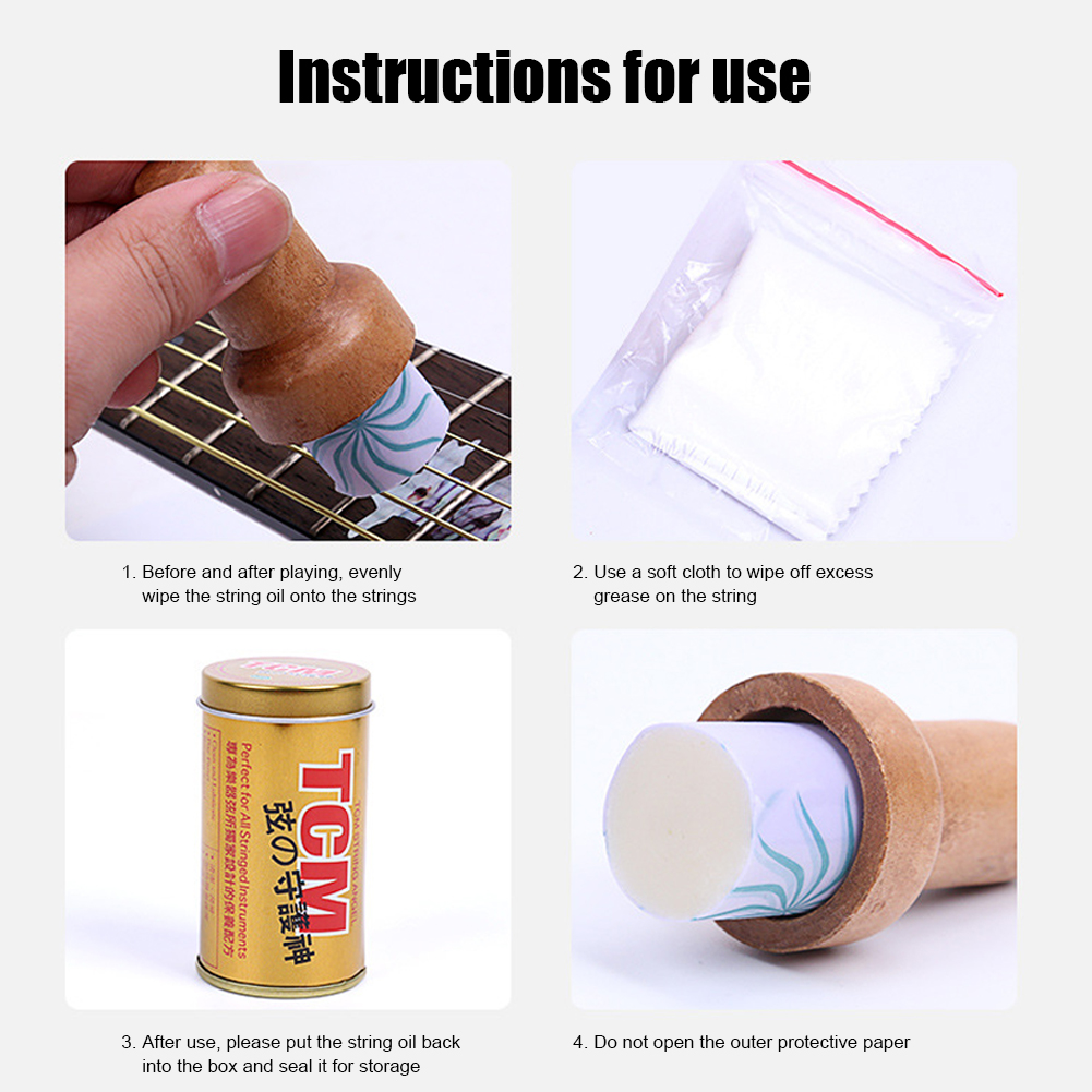 Guitar String Cleaner Lubrican - Musical Instrument Repairs ulasan dan harga