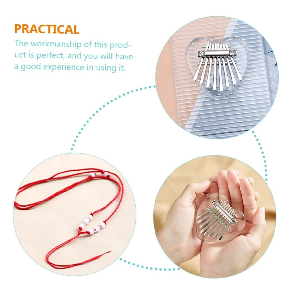 Miwayer 8 Keys Mini Kalimba Ra - A Musical Instrument With Keys ulasan dan harga