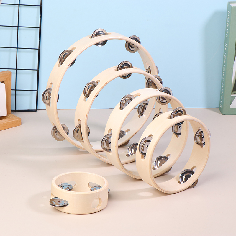 4/6/7/8/10Inch Hand Drums Toys - Musical Instrument Tambourine ulasan dan harga
