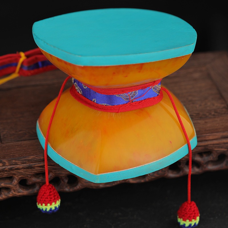 12CM Nepalese Hand Drums With  - Musical Instrument Tambourine ulasan dan harga