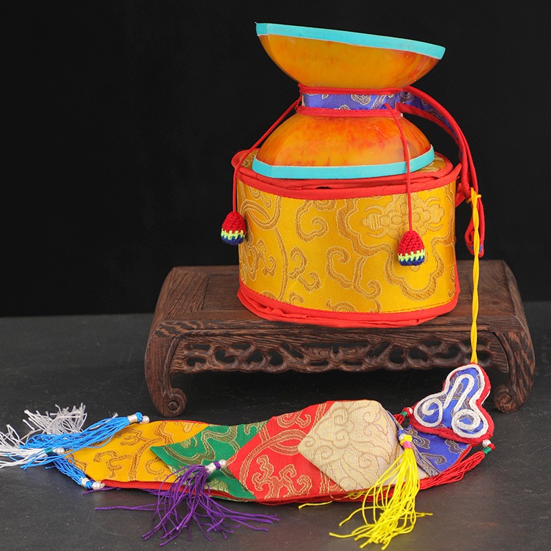 12CM Nepalese Hand Drums With  - Musical Instrument Tambourine ulasan dan harga