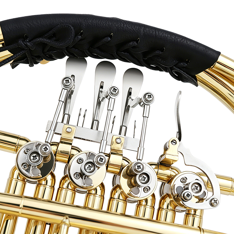 French Horn With Four Keys Lac - Musical Instrument French ulasan dan harga