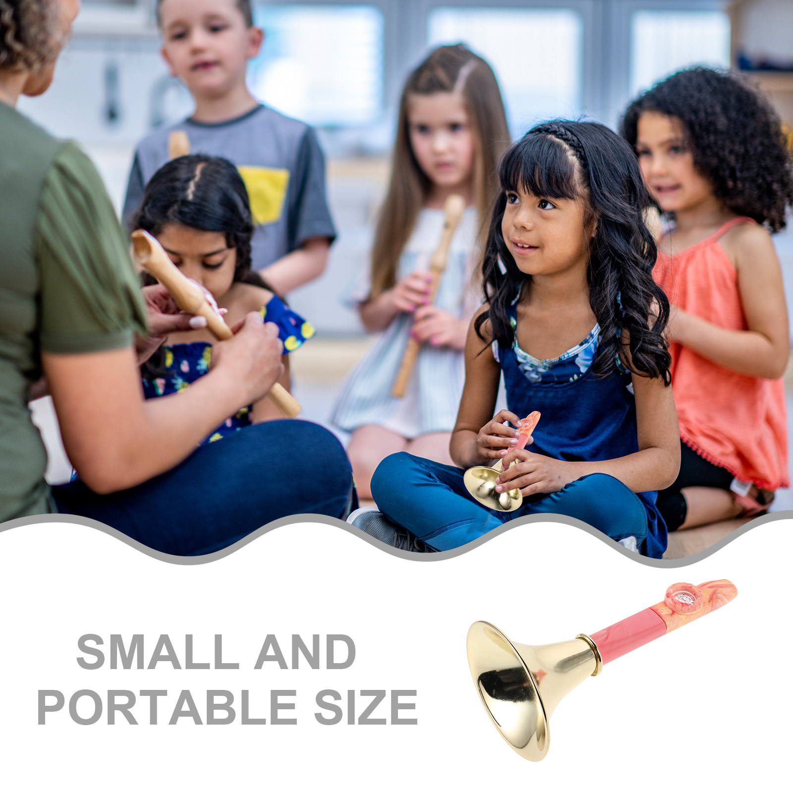 Mini Metal Kazoo Trumpet Easy  - Musical Instrument Easy To Learn For Adults ulasan dan harga