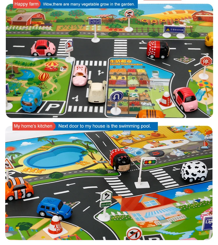 Baby Play Mat City Traffic Car - Musical Instrument Park ulasan dan harga