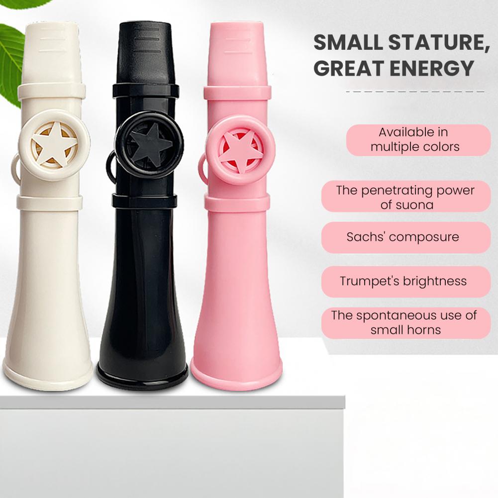 13.5cm Plastic Kazoo With Lany - Musical Instrument Easy To Learn For Adults ulasan dan harga