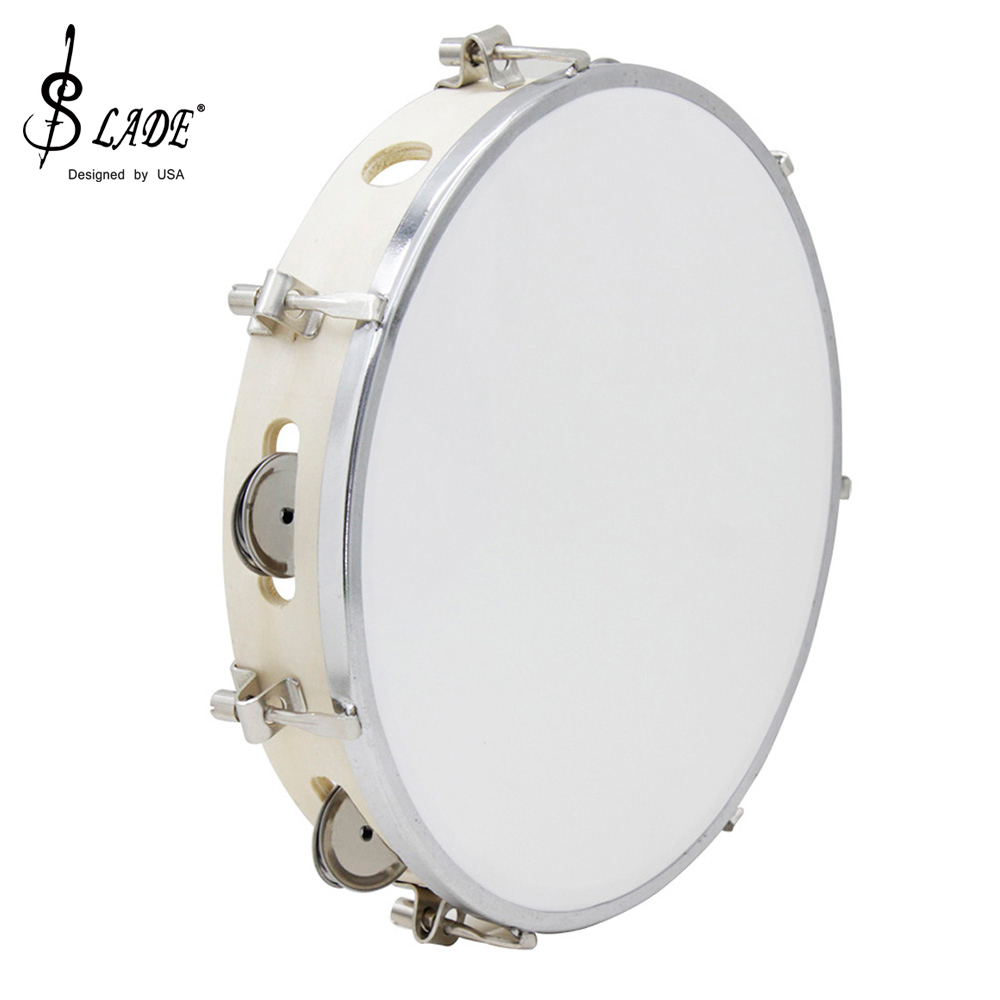 SLADE 10 Inches Tambourine Adj - Musical Instrument Tambourine ulasan dan harga