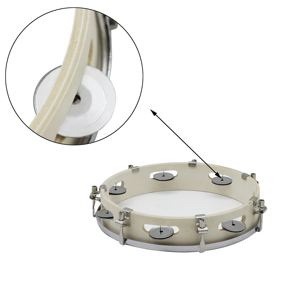 SLADE 10 Inches Tambourine Adj - Musical Instrument Tambourine ulasan dan harga
